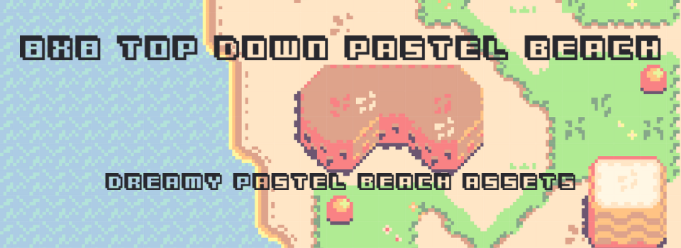 8x8 Top Down Beach RPG Assets