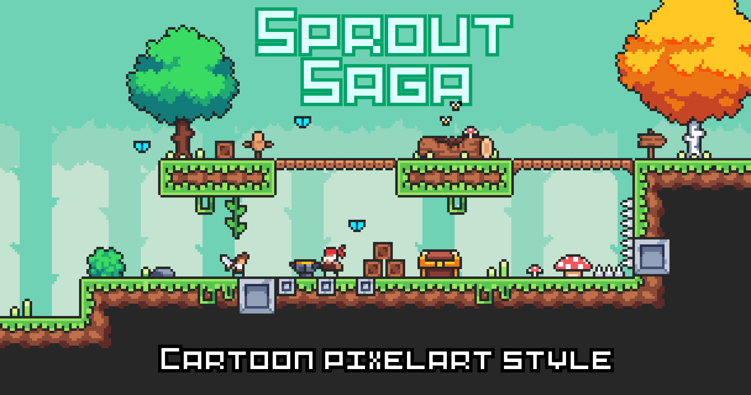 Sprout Saga - Platform Asset Pack