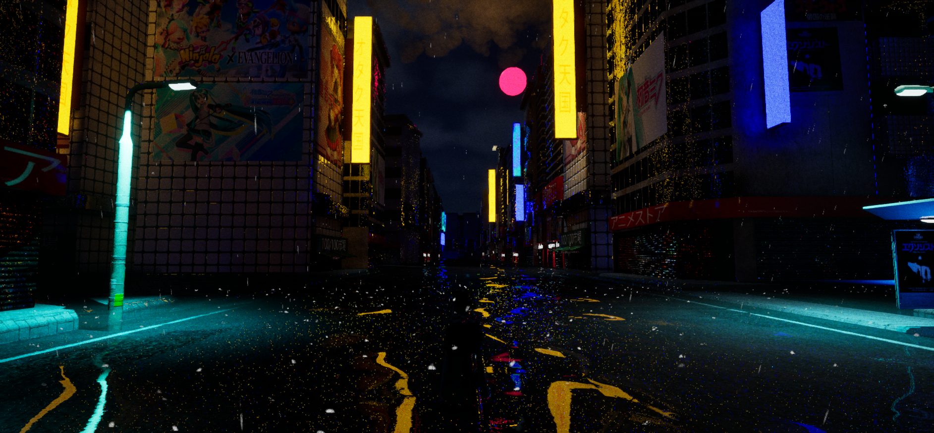 Flooded tokyo