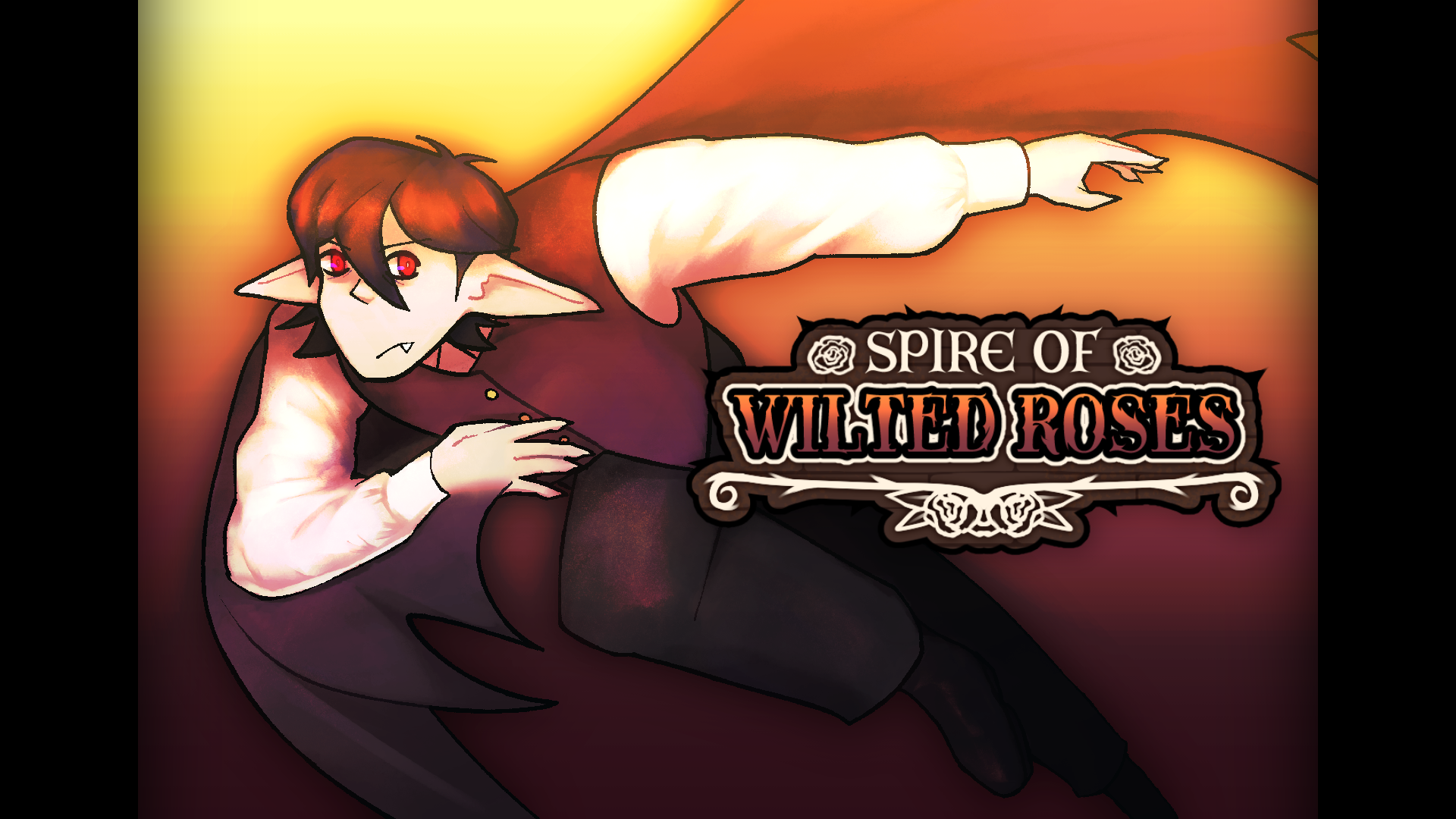 Cover image for spire of wilted roses