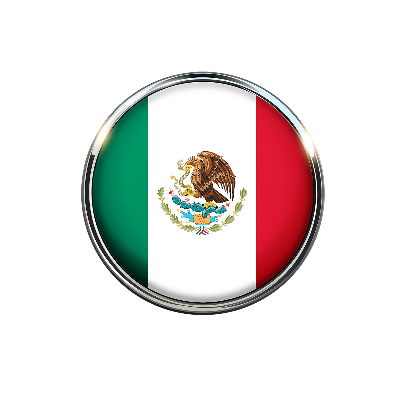 bandera mexcicana-indica que el texto esta en español de Latam