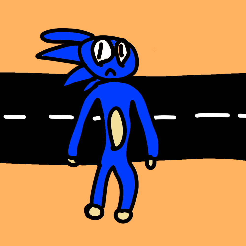 Gotta go Fast Movie - Sonic - Sticker