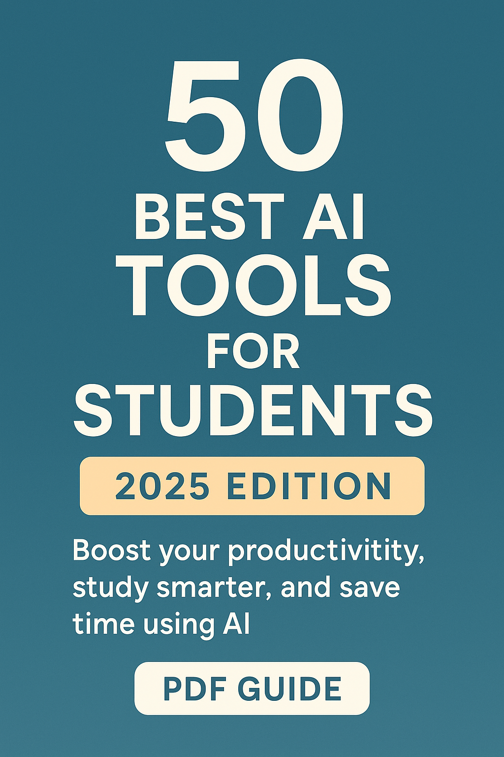 50 Best AI Tools for Students (2025) by AnimVibeGallery