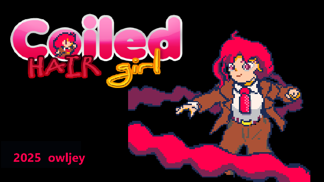 Coiled hair girl