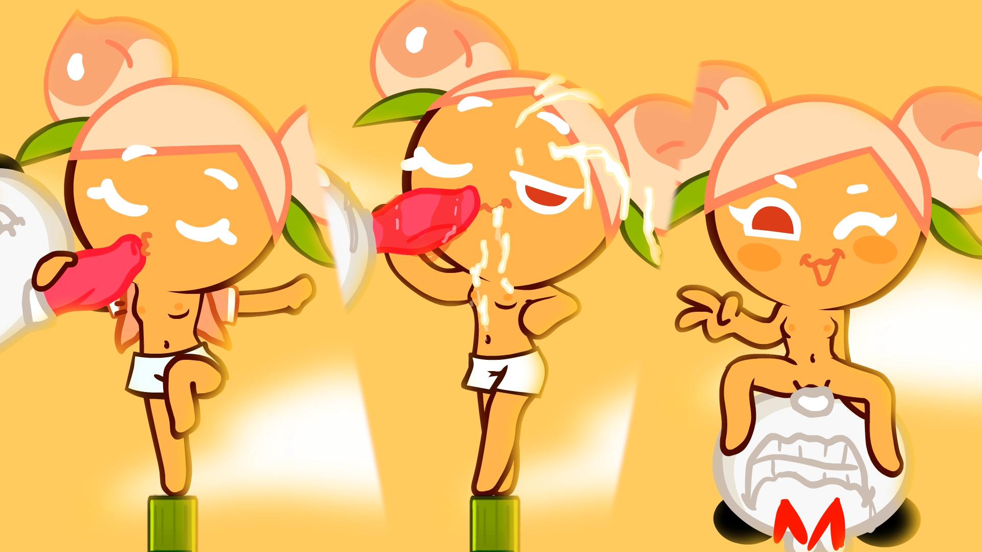 (NSFW) Animate Peach Cookie Pet BJ & Sx & Cum