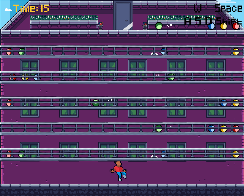 Platformer with Stacks and Queues