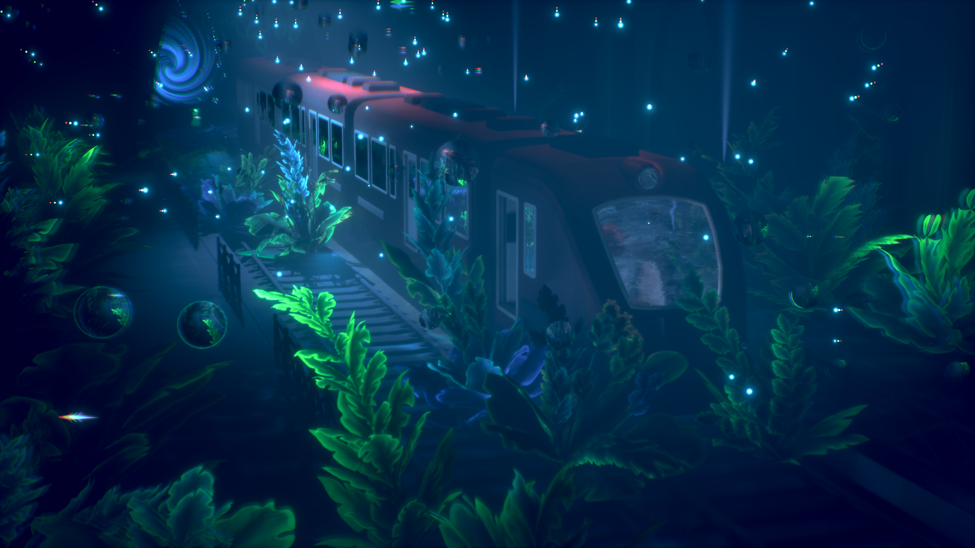 Underwater Train Station