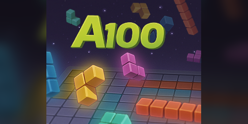 A100 is a puzzle game inspired by the mobile game „1010 " by Gram Games