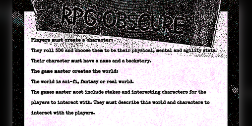 Cover image for RPG OBSCURE