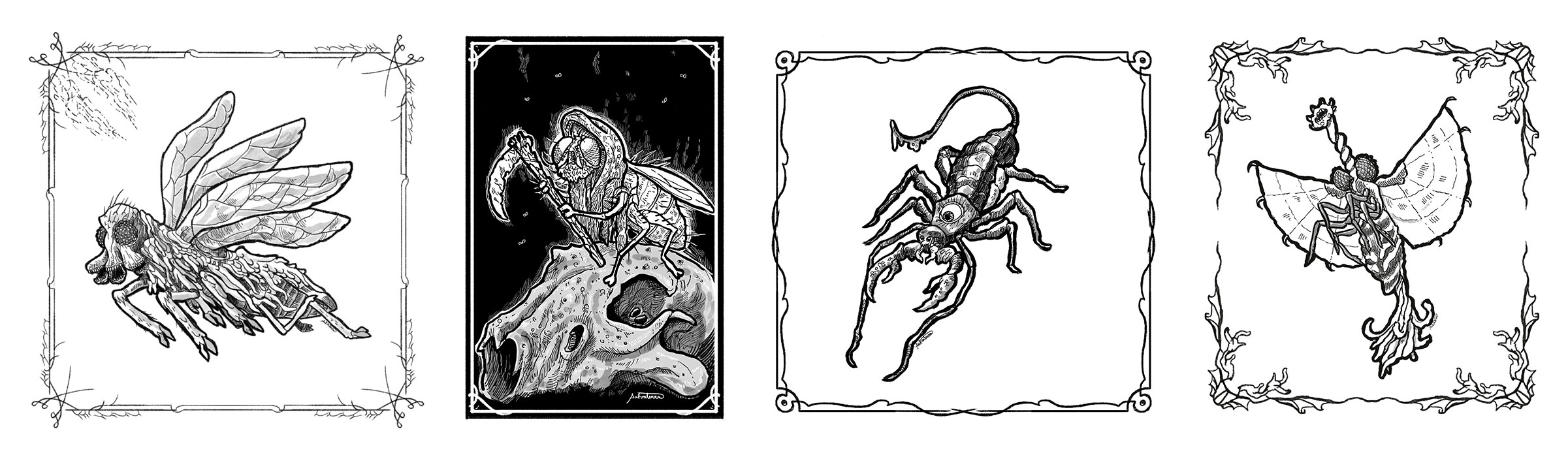 Tiny Dangers II - Monstrosilist Stock Art Pack 25