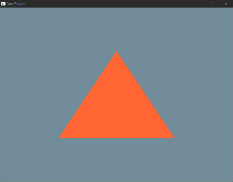 First Triangle Render Screenshot First Triangle Render Screenshot