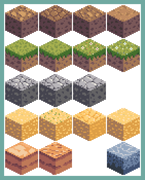 Tiles in pack