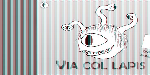 Cover image for Via col lapis (one page dungeon)