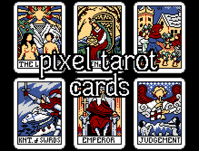 Pixel Tarot Cards