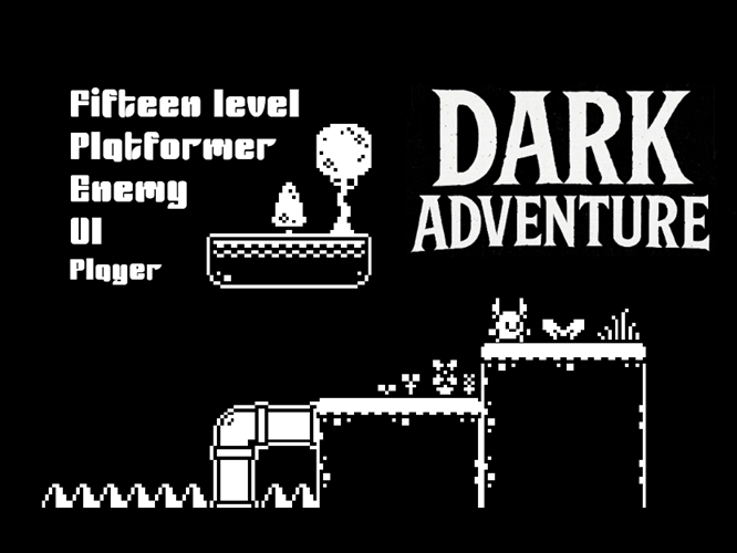 Platformer Template Unity 2D - Dark Adventure