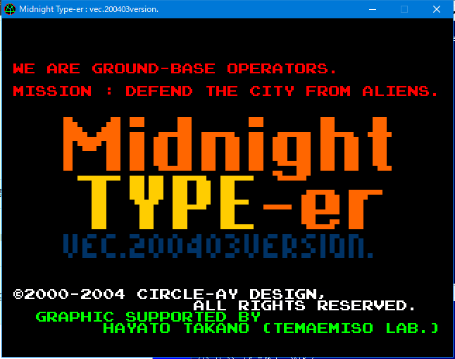 Midnight Type-er