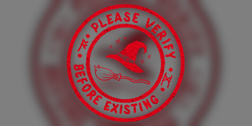 Cover image for Please Verify Before Existing