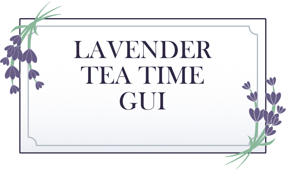 Lavender Tea Time VN GUI Pack