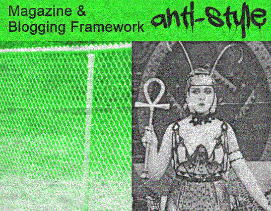 Anti-Style Magazine & Blogging Framework by houdini-magazine