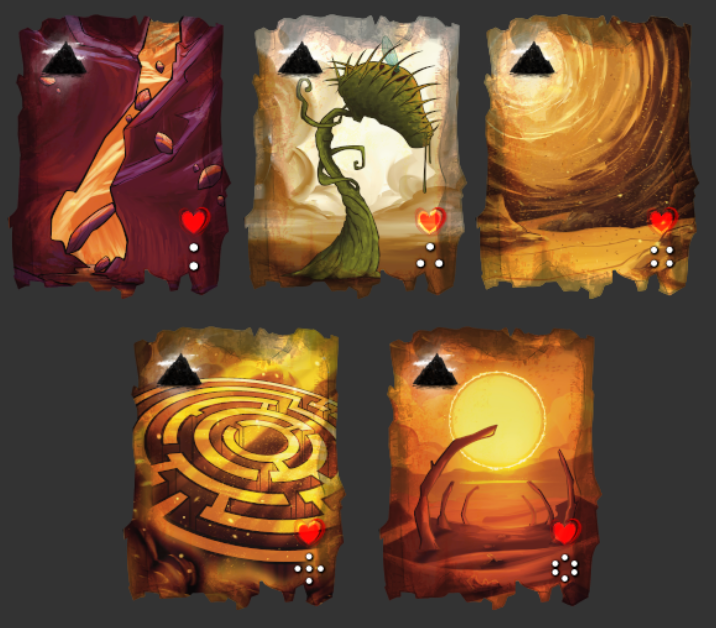Obstacles of Red element Obstacles of Red element