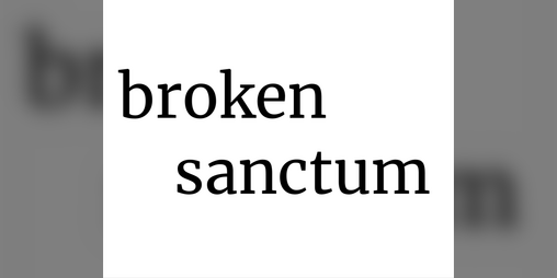 Cover image for broken sanctum