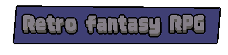 Retro fantasy RPG dark cave tiles