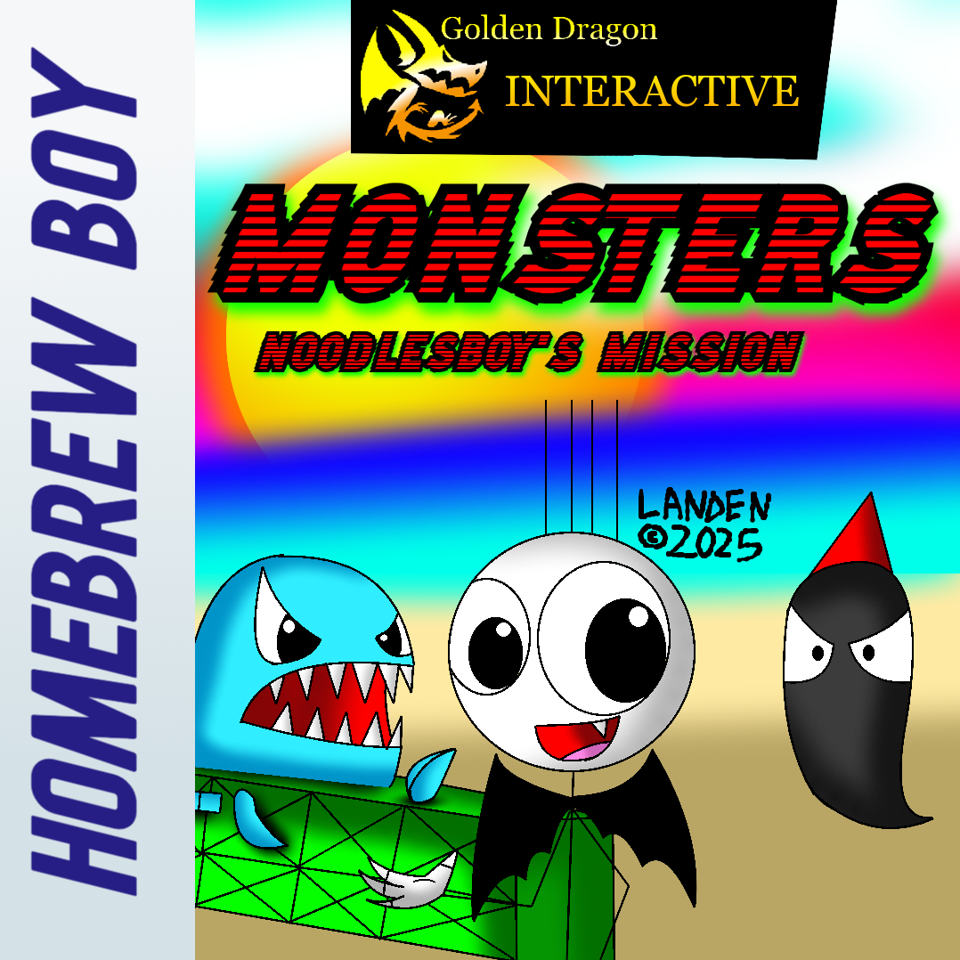 Cover image for Monsters Noodlesboy's Misson (GAME BOY)