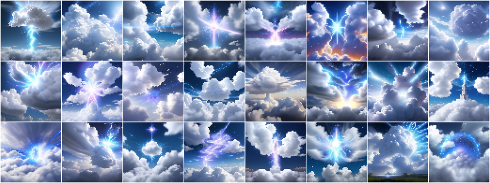 Spell Icons – Air (Pixel Art)