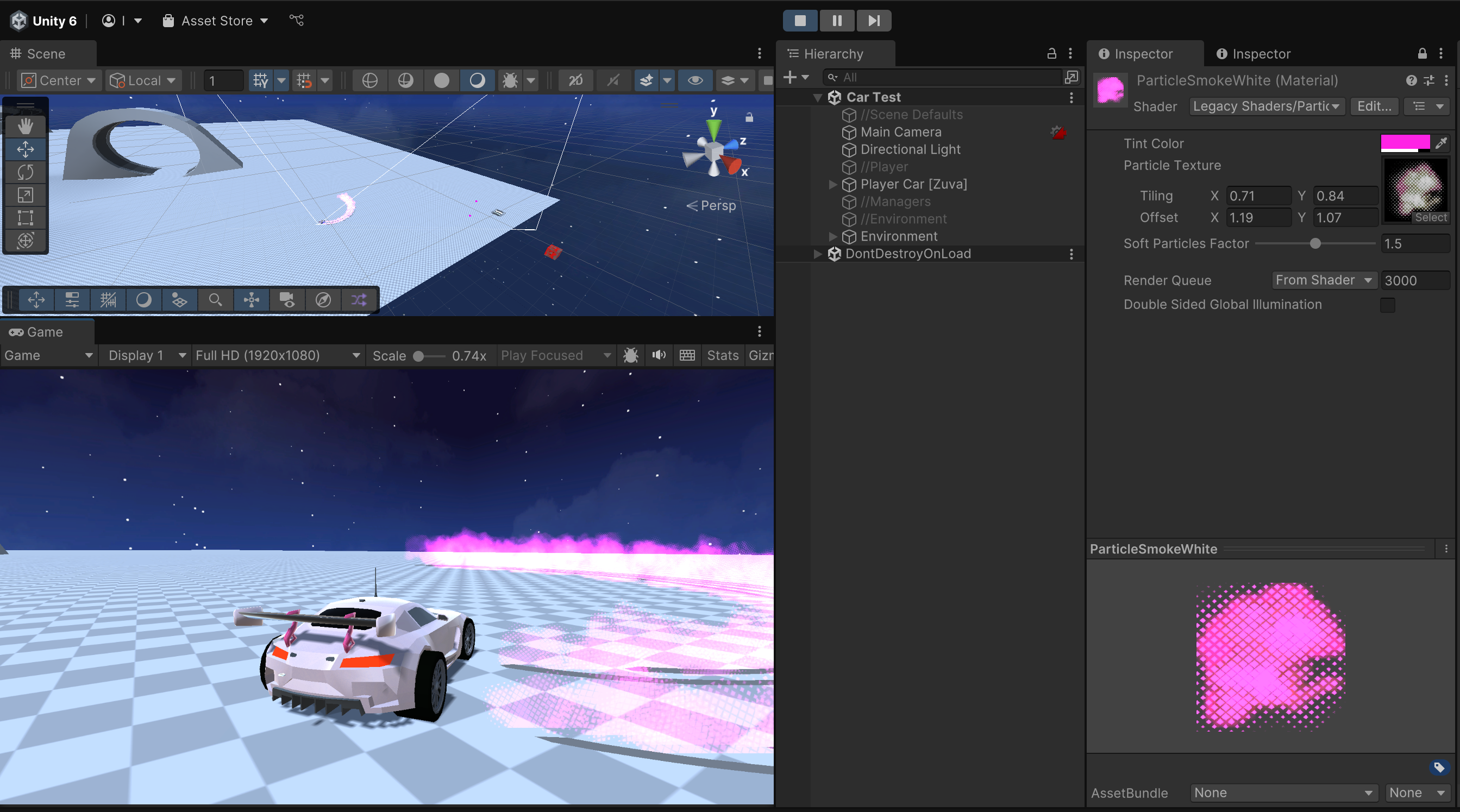 In-engine Screenshot | Particle Drift