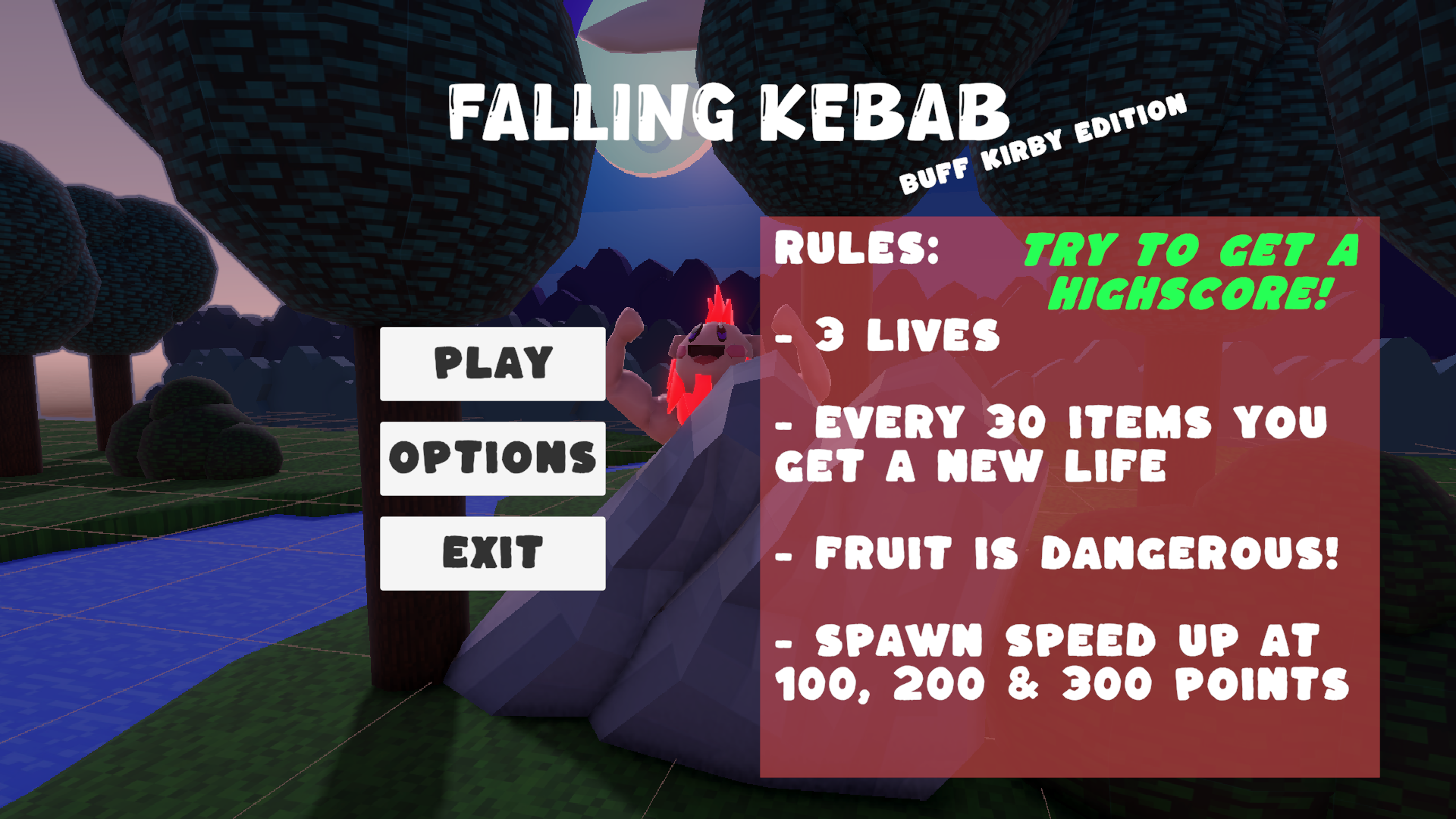 Falling Kebab