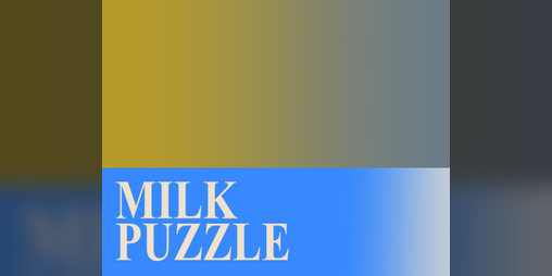 Cover image for milk puzzle