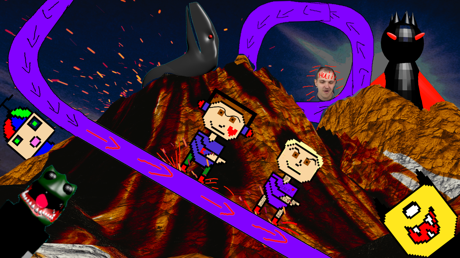 Legend of Christario and Huebi Fate of Dark Hour