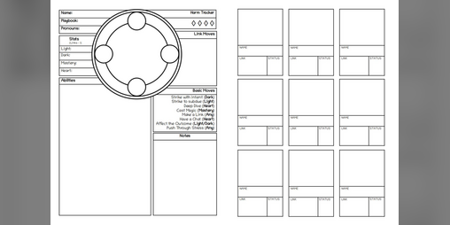 Cover image for Unofficial Interstitial 2E Character Sheets