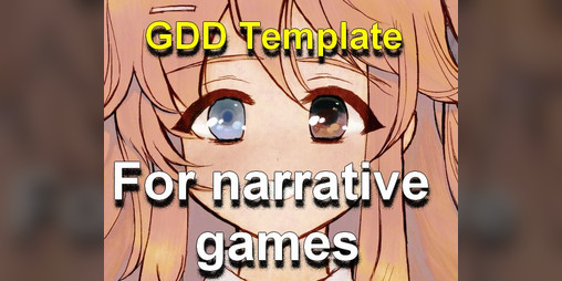 Cover image for Game Design Document Template [For Narrative Games]