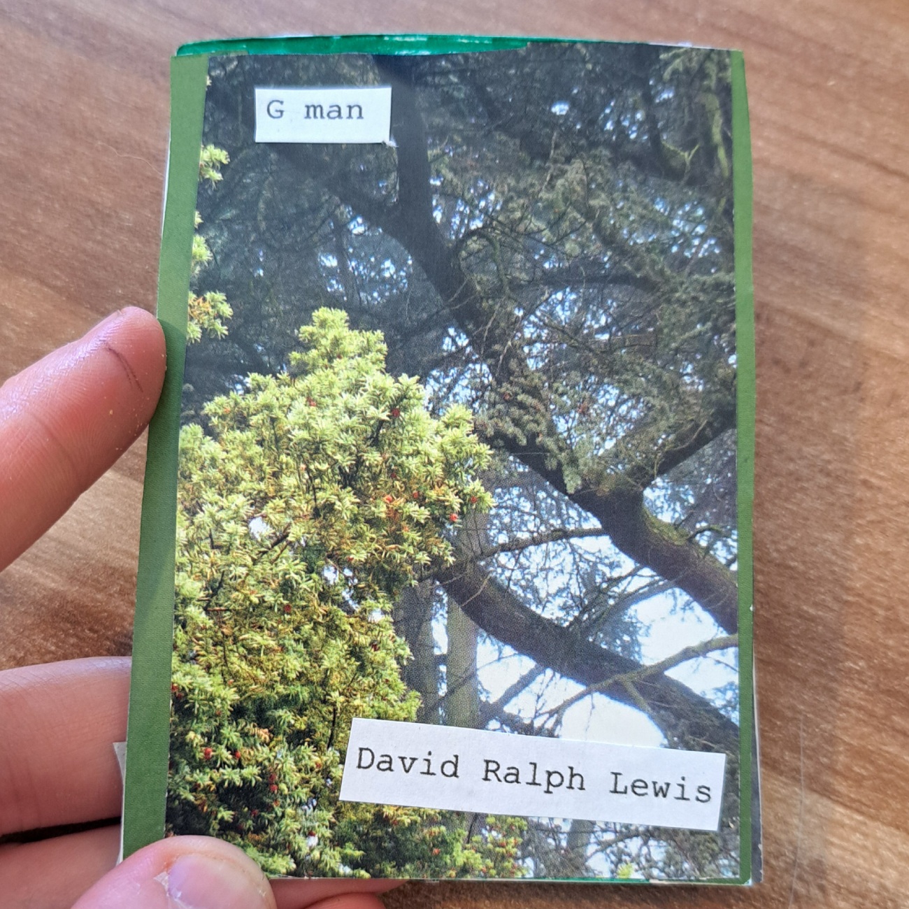 Cover image for G-Man Poetry Zine