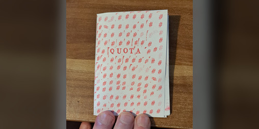 Cover image for Quota Poetry Zine