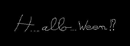 H... allo... Ween !?