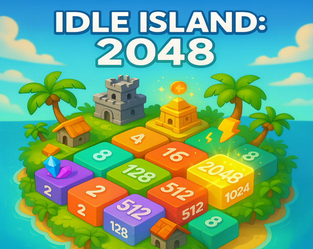 Idle Island: 2048