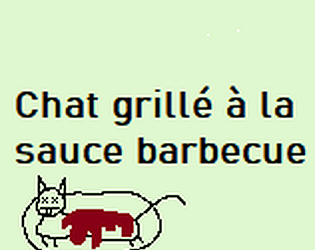 Chat grillé sauce barbecue