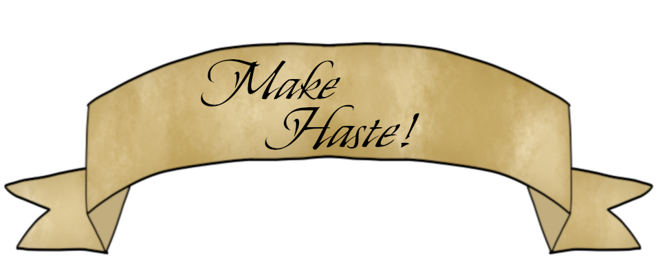 Cover image for Make Haste!