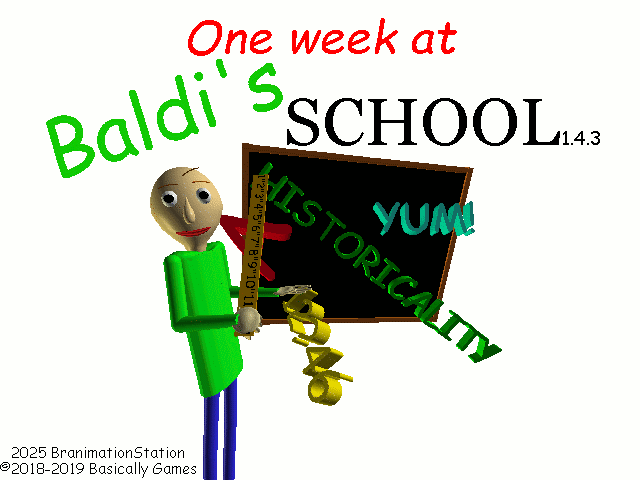 Cover image for One Week At Baldi's Schoolhouse
