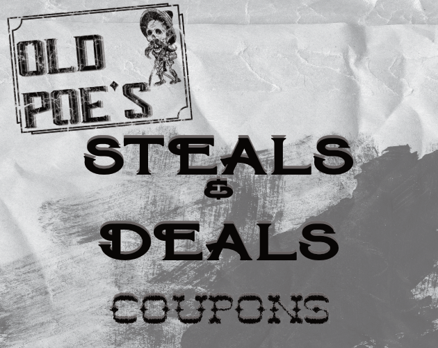 Cover image for Old Poe's Deals & Steals Coupons!