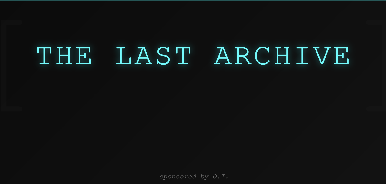 The Last Archive by katie kirk