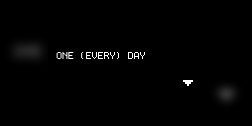 Cover image for ONE (EVERY) DAY