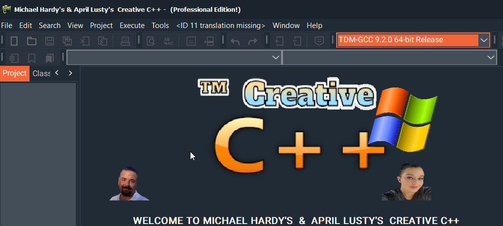 ™ Creative - C++ - Professional - C / C++ Programming © IDE & Compiler For Microsoft ® Windows!
