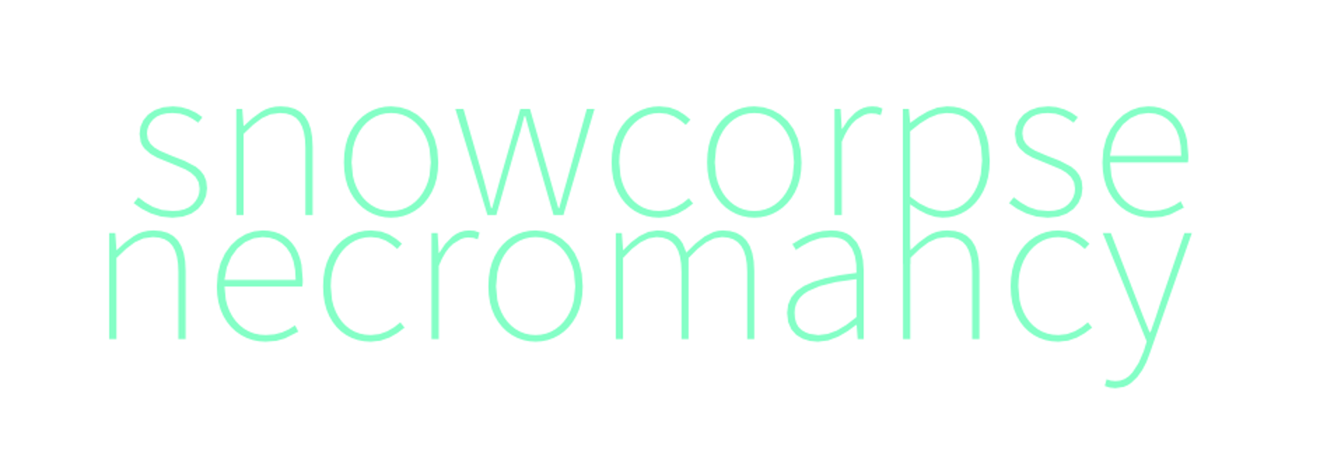 snowcorpse necromancy