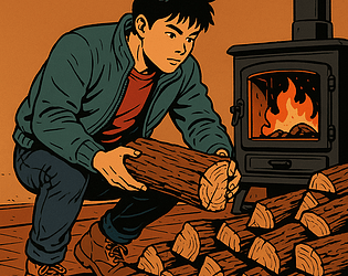 Moving Pieces Of Firewood