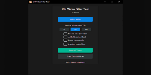 Cover image for Old Video Filter Tool