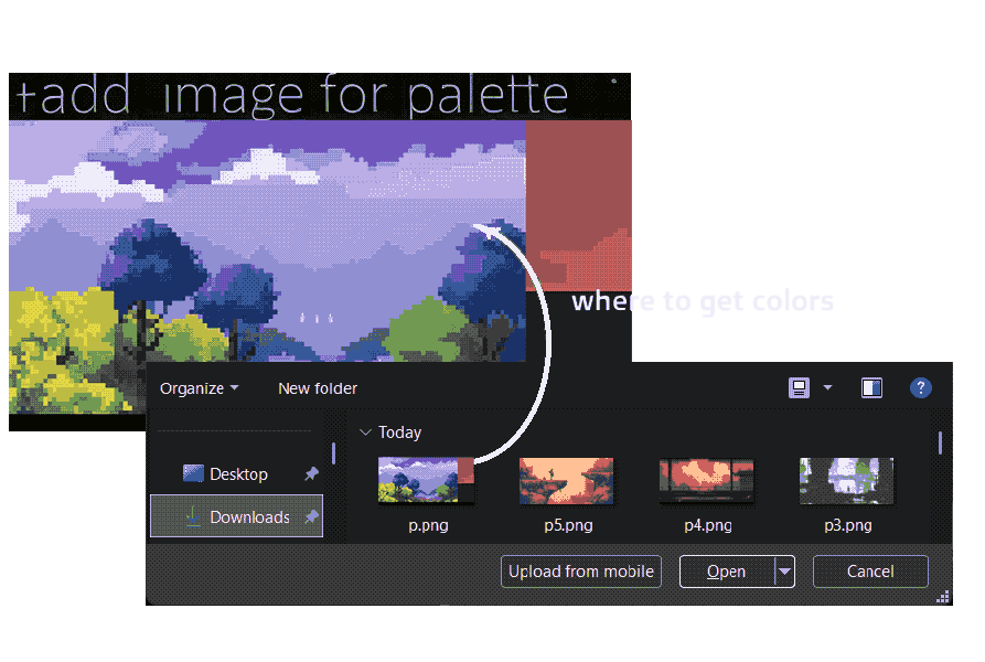 Extract palette