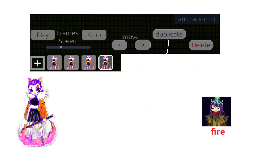 Frames animation
